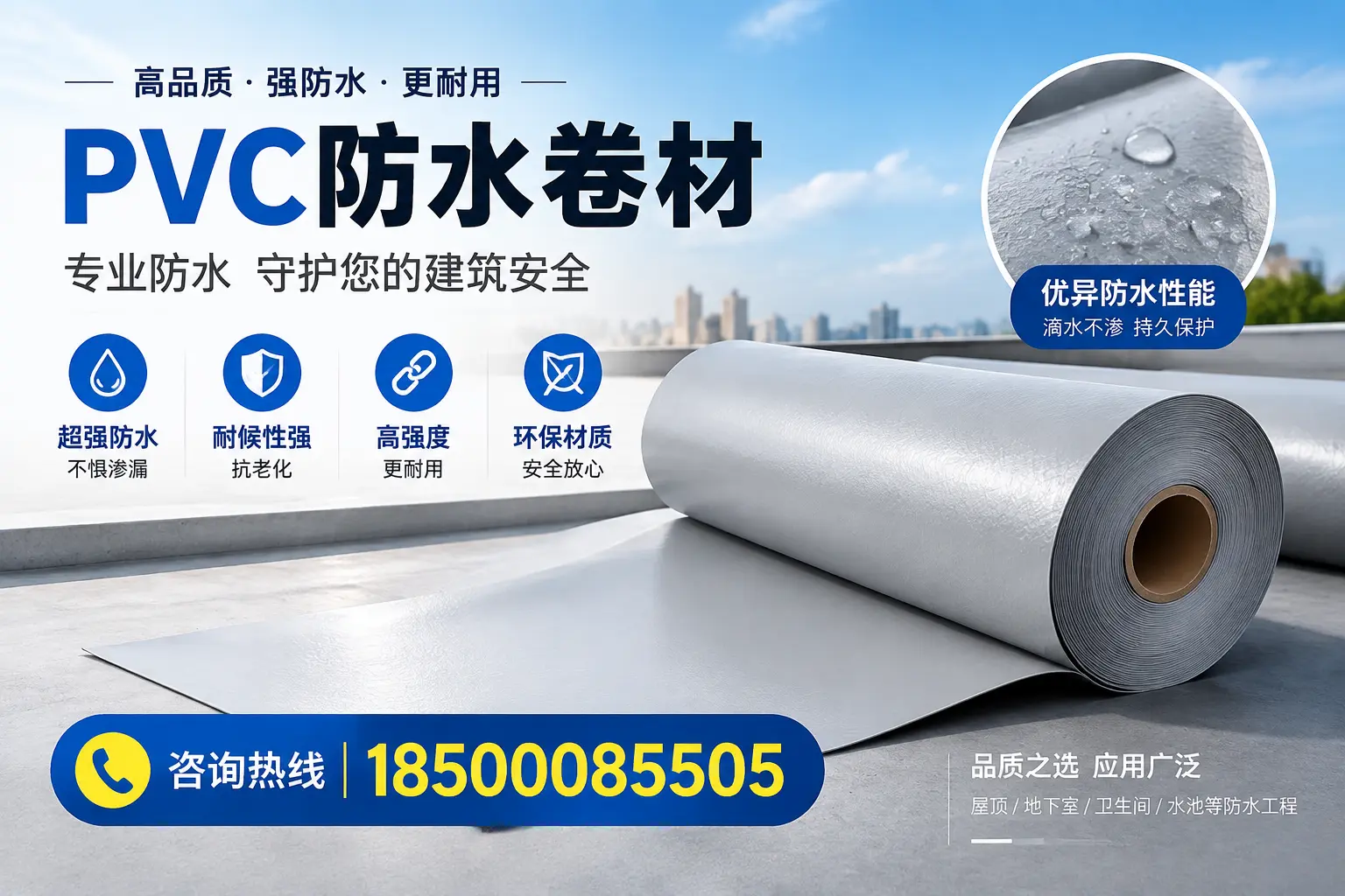 中山地区pvc防水卷材的市场现状与发展趋势